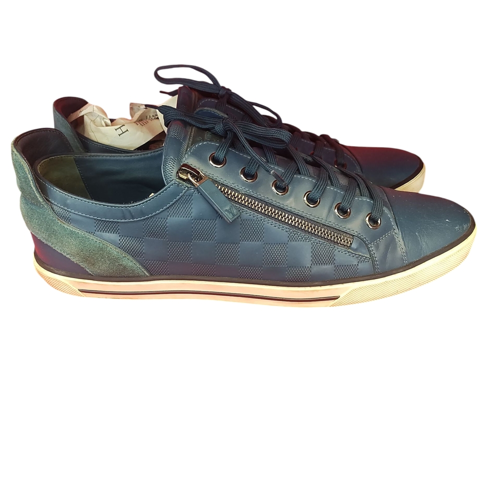 Louis Vuitton Blue Sneakers Casual Lifestyle